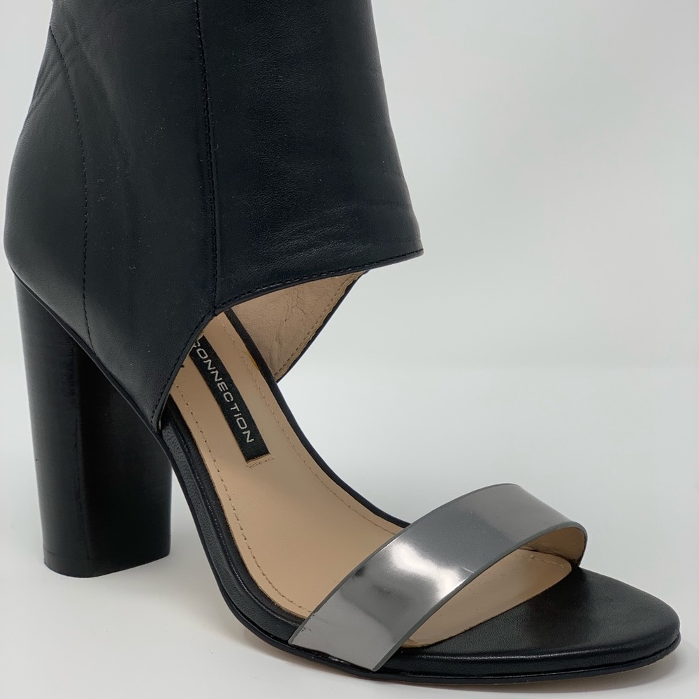 FRENCH CONNECTION Black Black/Silver Size US 7
